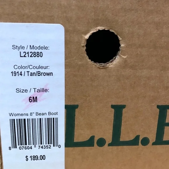 L. L. Bean 8" Duck Boots • NEW/NEVER WORN • Size 6 (fits more like a 7) - Picture 10 of 12